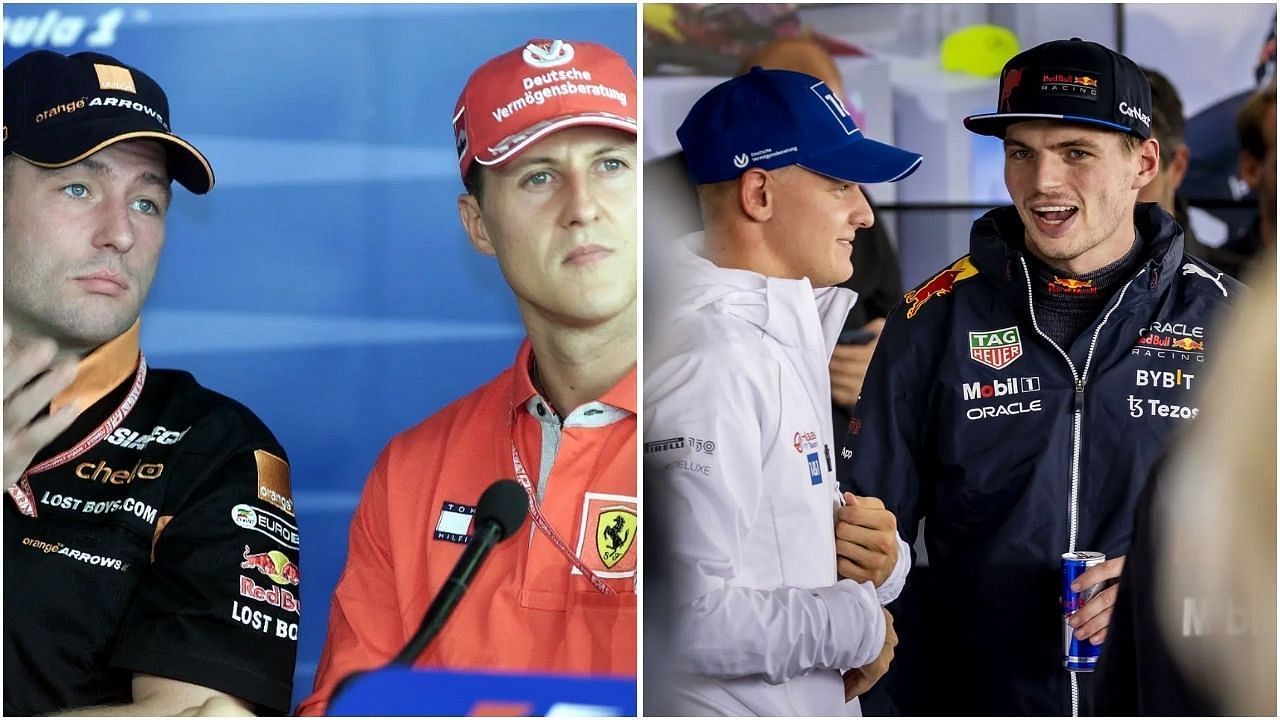 Max Verstappen&rsquo;s father shares emotional message on Michael Schumacher teaching Mick and the 4x F1 champion equally (Getty Images)