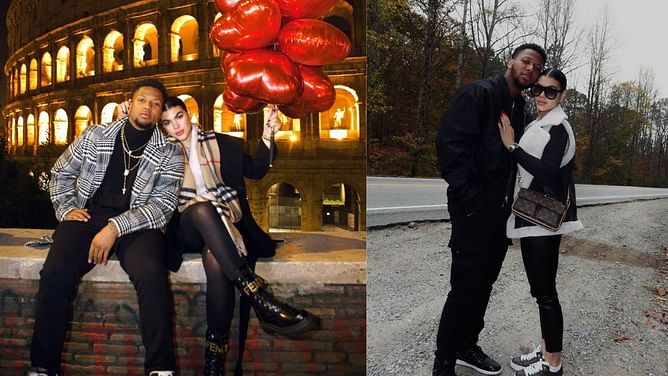 Ronald Acuna Jr.'s wife nails the look with a bodycon corset, ripped jeans, and sneakers