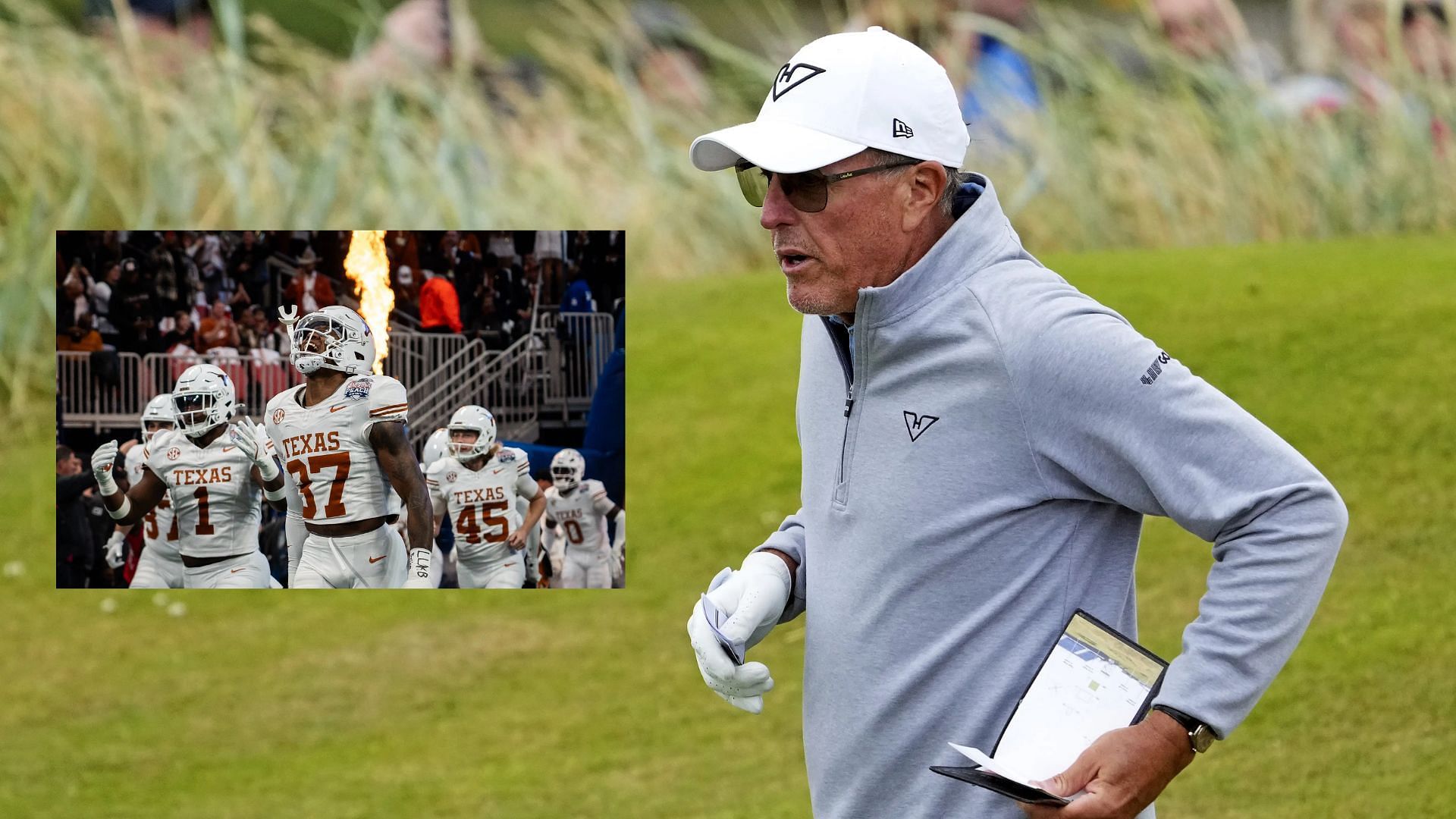 Phil Mickelson lauds Texas for winning the College Football Playoff quarterfinals (Images via Imagn)