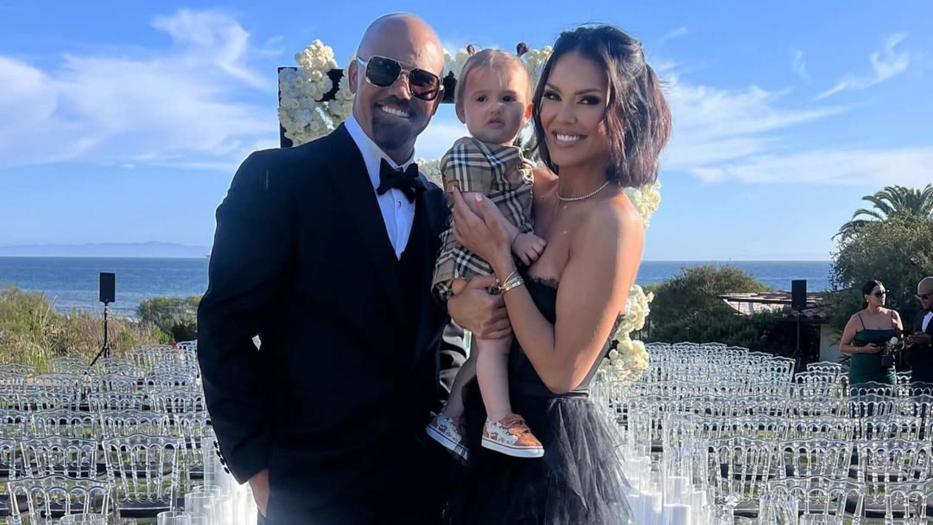 Shemar Moore and Jesiree Dizon with their daughter Frankie. [Image via Instagram/@jesiree]