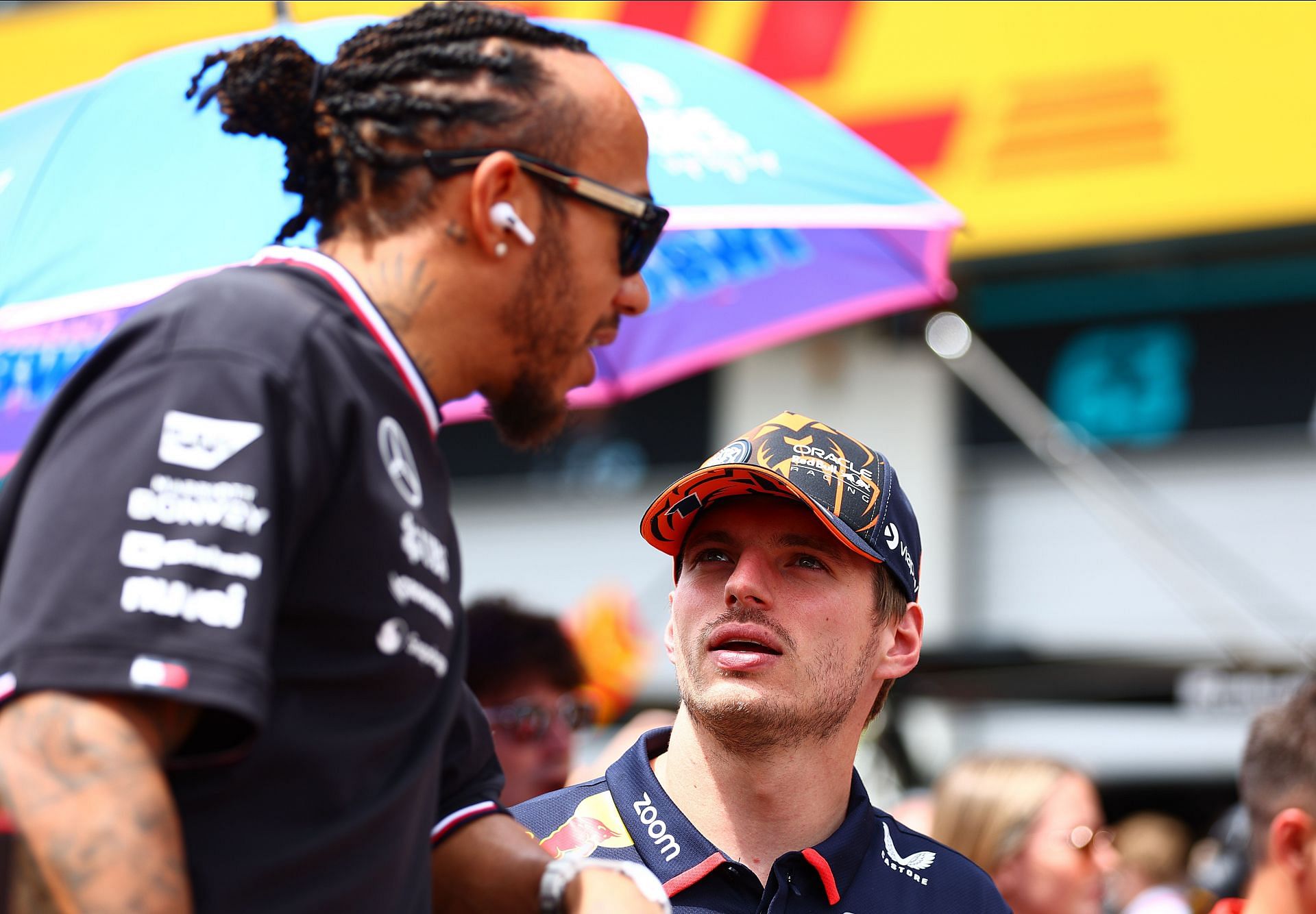 Lewis Hamilton and Max Verstappen (Image Source: Getty)