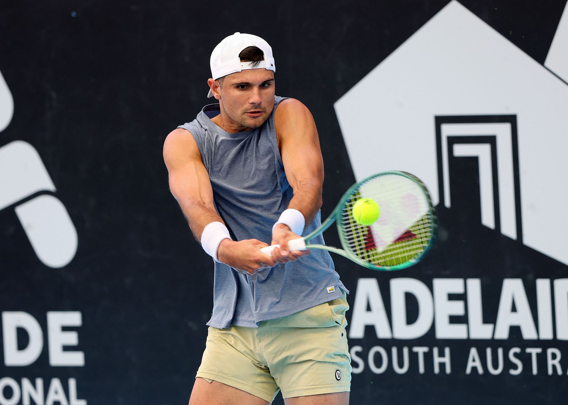 Marcos Giron at the 2025 Adelaide International (Source: Getty)