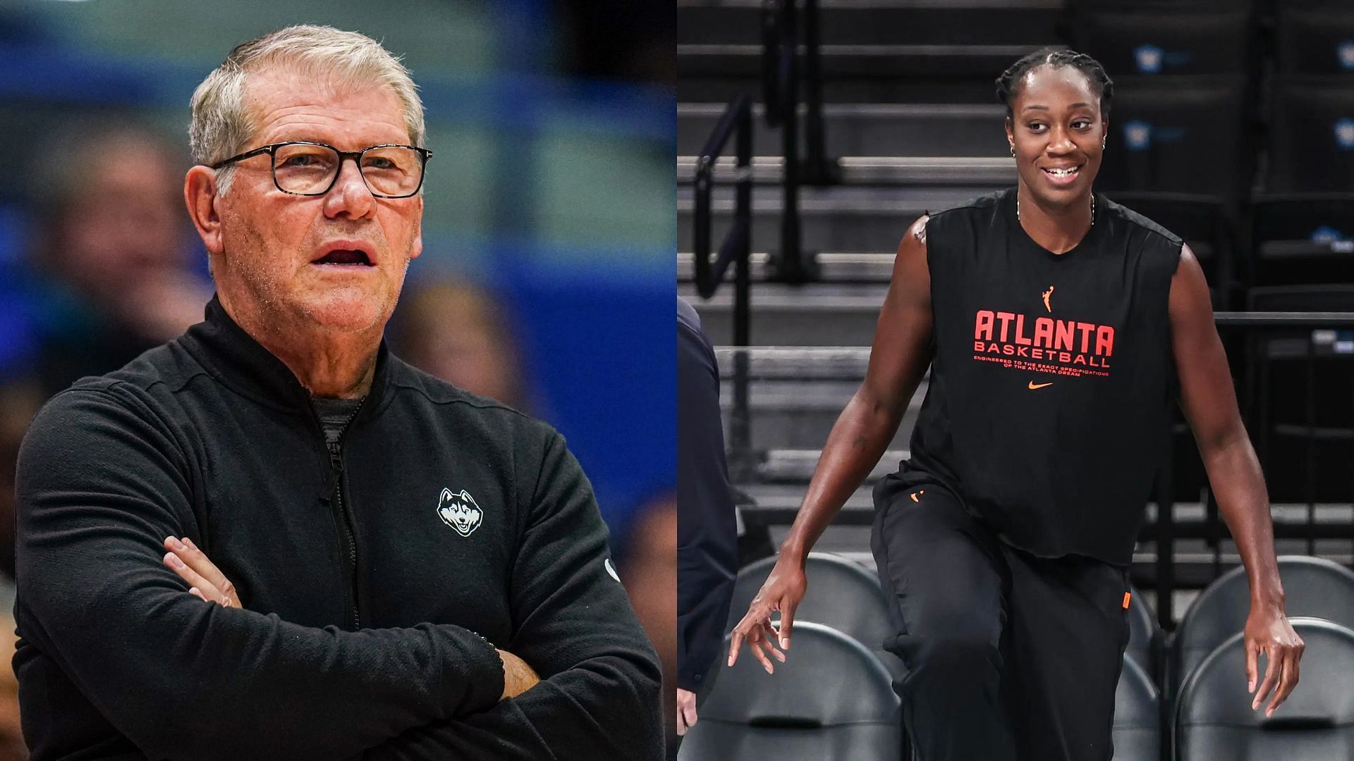 Geno Auriemma and Tina Charles