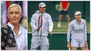 "Doesn't seem healthy" - Martina Navratilova on Elena Rybakina and Stefano Vukov's relationship