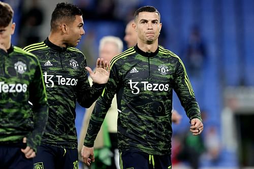 Casemiro and Cristiano Ronaldo