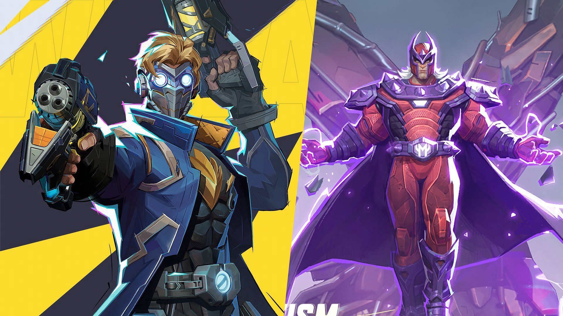 Star-Lord (Left) and Magneto (Right) (Image via NetEase Games)