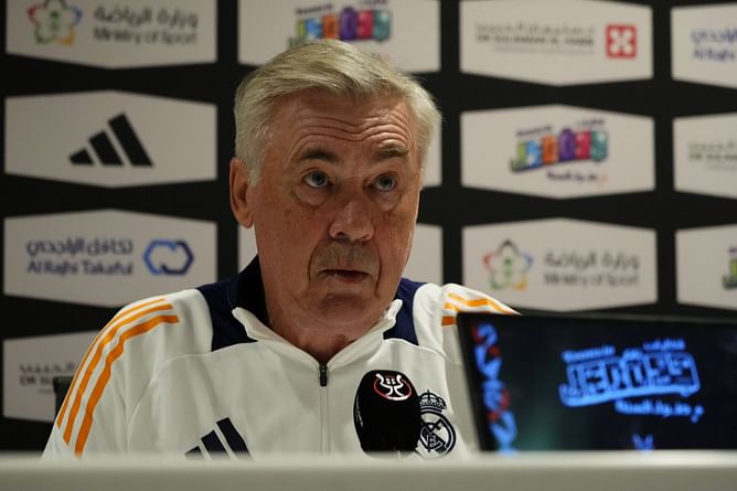 Carlo Ancelotti provides positive fitness update on injured Real Madrid player ahead of Supercopa clash