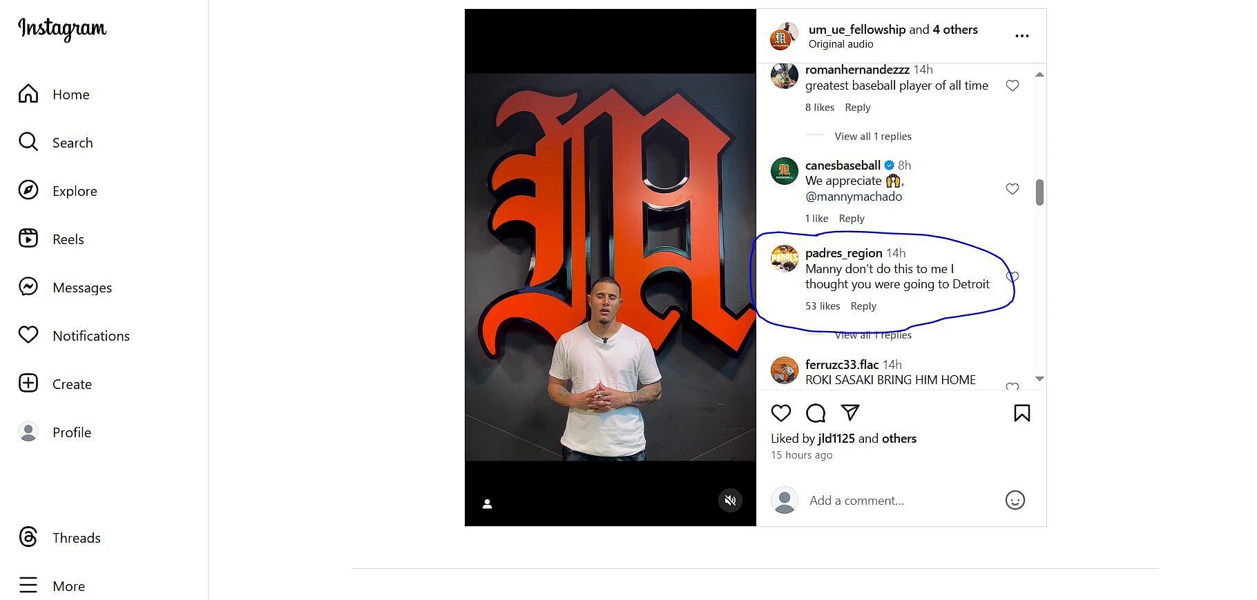 Fans react to Padres superstar promoting University of Miami&#039;s fellowship for athletes