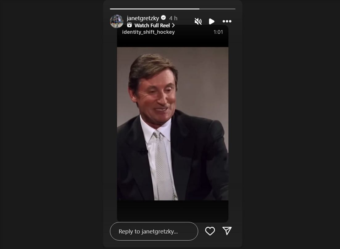 Wayne Gretzky speaks about his mental approach to hockey. (Credit: Instagram/@janetgretzky)