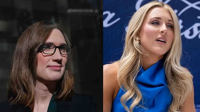 Riley Gaines reacts to trans congresswoman Sarah McBride tutoring pupils