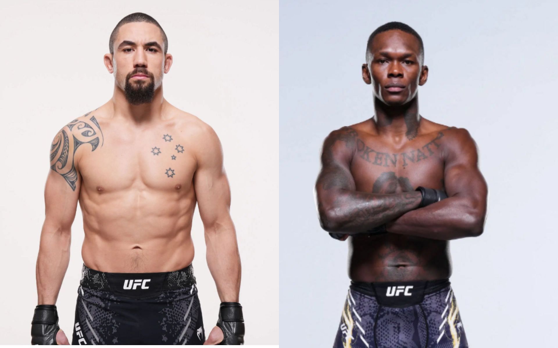 Robert Whittaker and Israel Adesanya