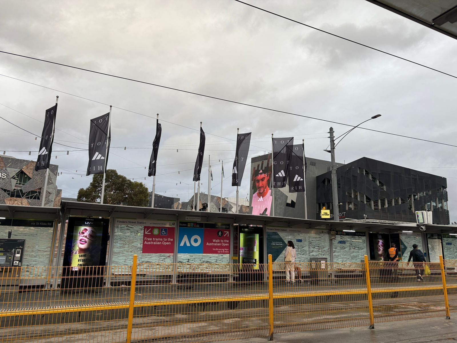 In Picture: Stefanos Tsitsipas&#039; billboard in Melbourne.