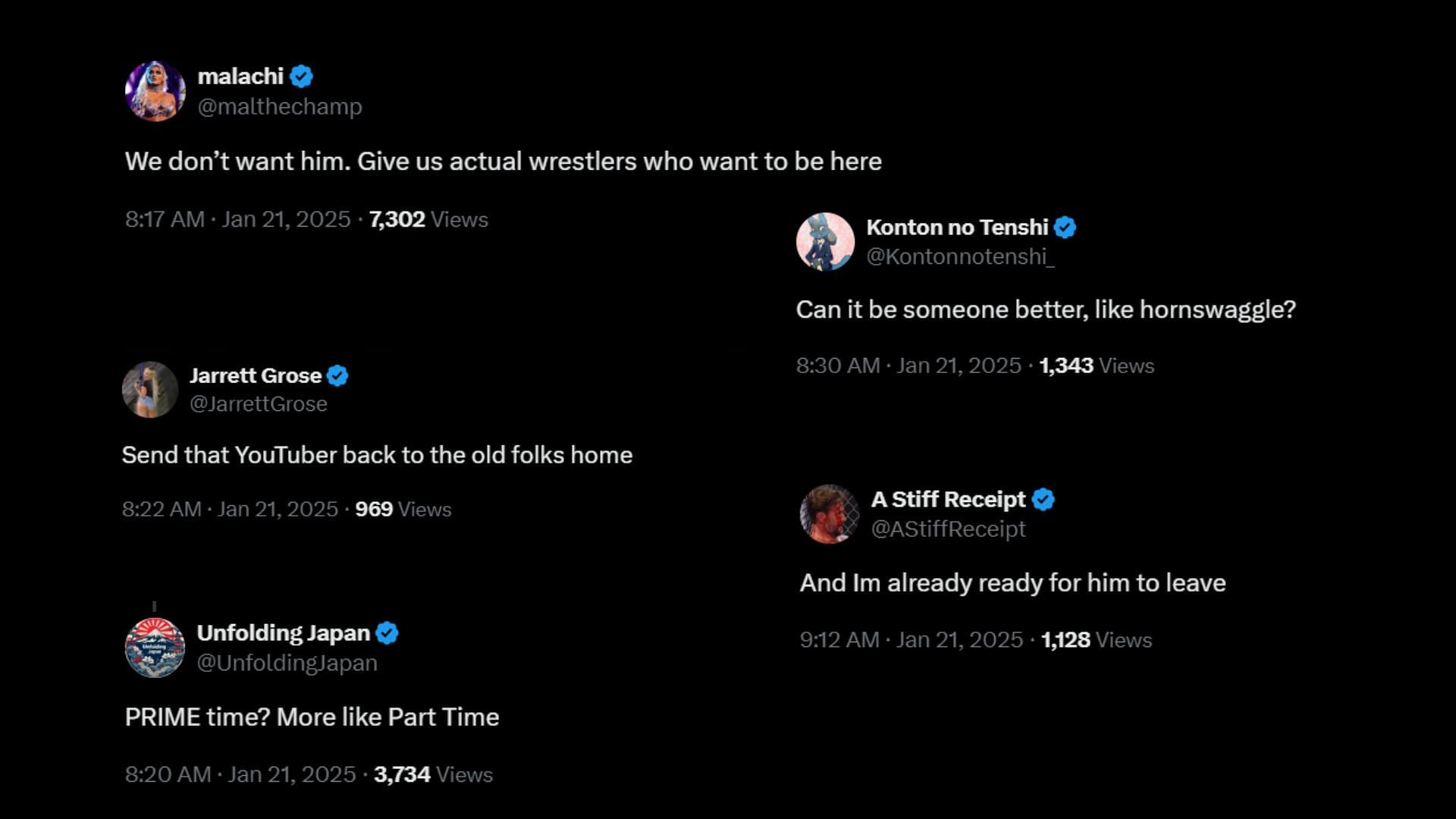 Wrestling fans are criticizing Logan Paul ahead of his RAW debut on X. [Image via WWE&#039;s X]