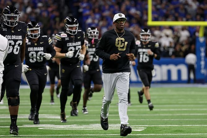 Watch: Colorado coach Deion Sanders catches spotlight at East-West Shrine Bowl in Arlington