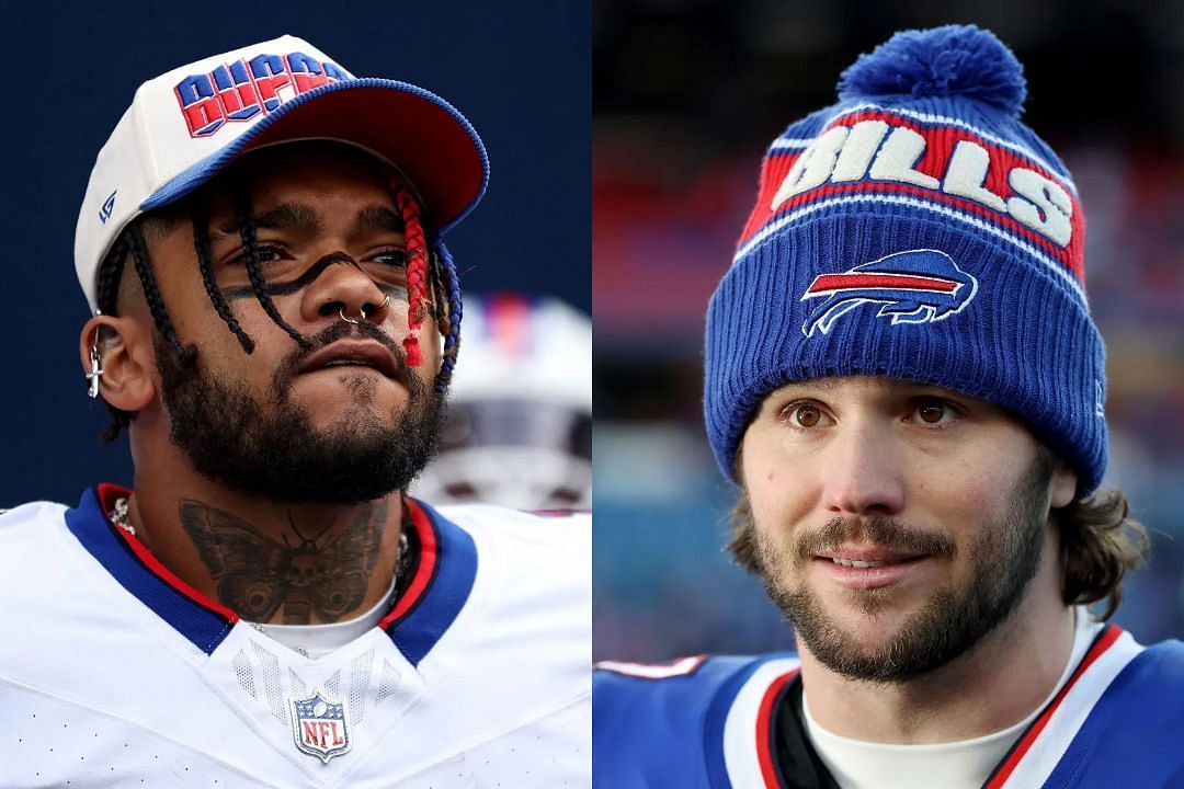 Bills' Ty Johnson makes feelings known on Josh Allen's playful ...