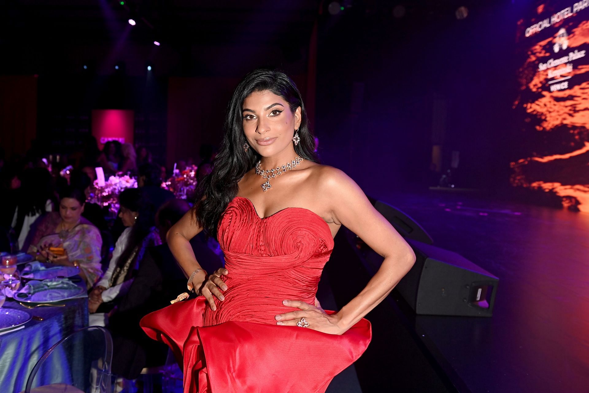 Farhana Bodi at Red Sea International Film Festival And World Gold Council - Dinner (Photo by Ryan Emberley/amfAR/amfAR via Getty Images)