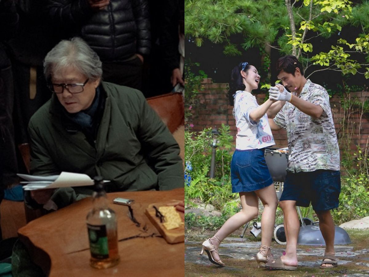 Left: Dir. Park Chan Wook; Right: Son Ye Jin and Lee Byung Hun from 