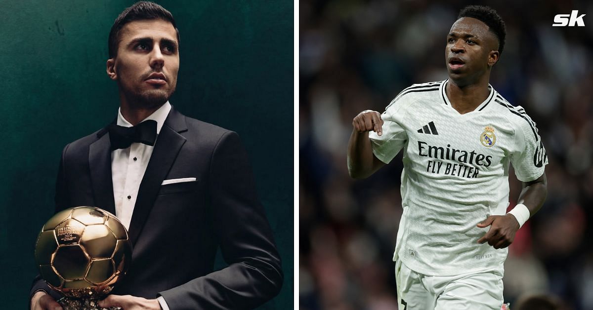 Rodri (left) and Vinicius Junior (right) 