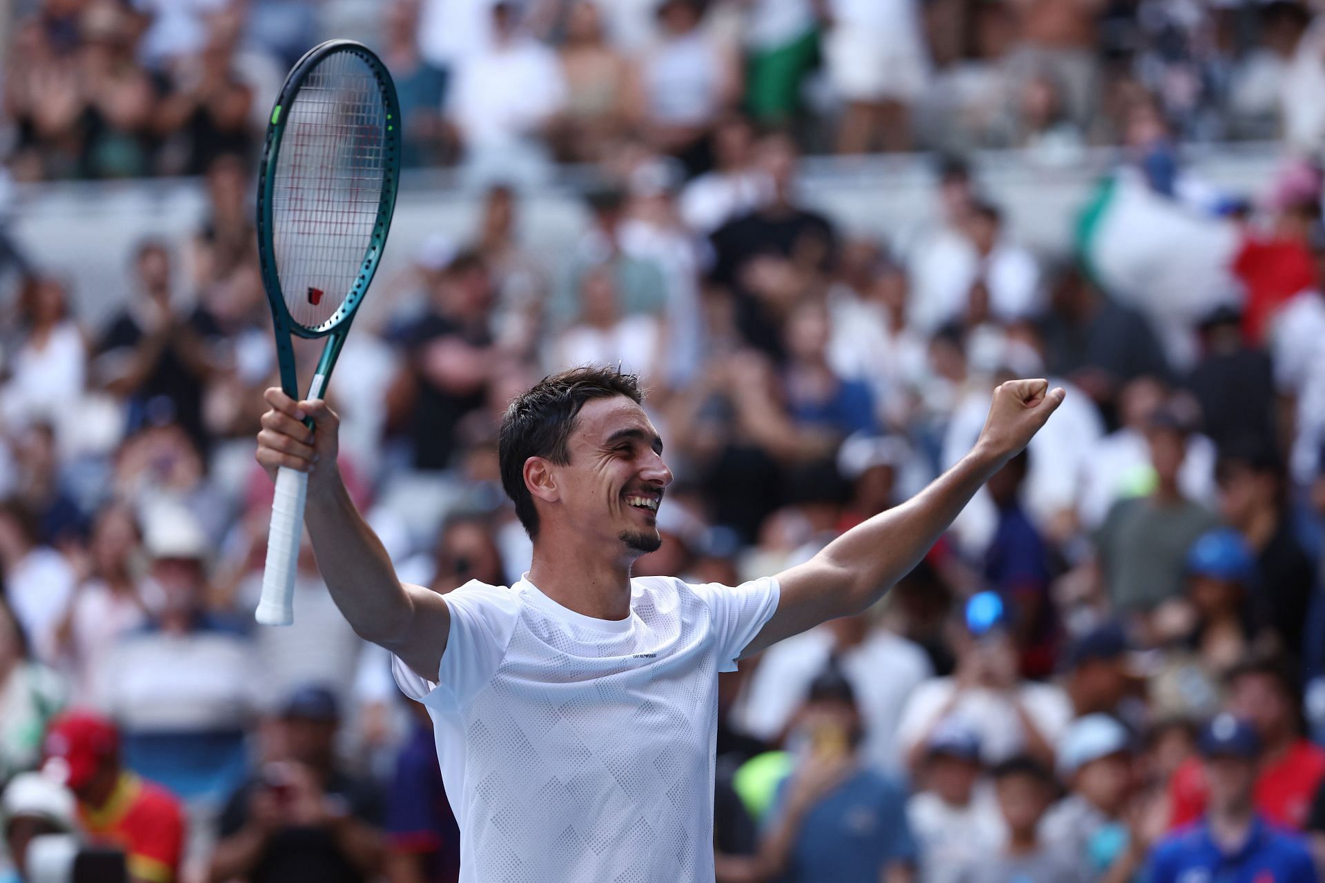 Lorenzo Sonego at the Australian Open 2025. (Photo: Getty)