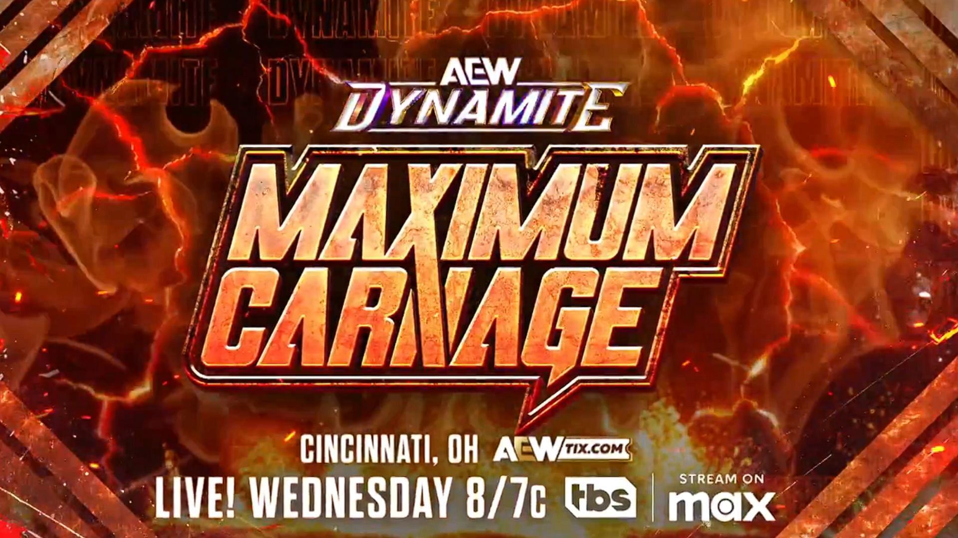 AEW Dynamite: Maximum Carnage is taking place later tonight [photo: AEW Official X Account]