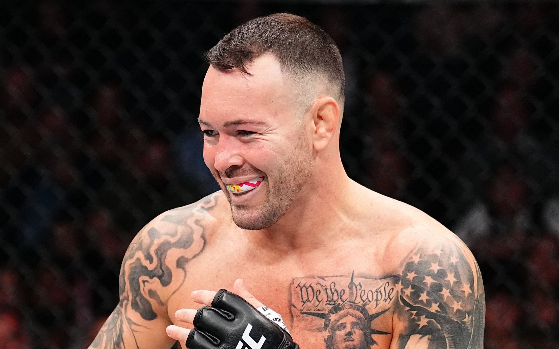 UFC star Colby Covington (pictured) has garnered a reputation for making polarizing statements [Image courtesy: Getty Images]