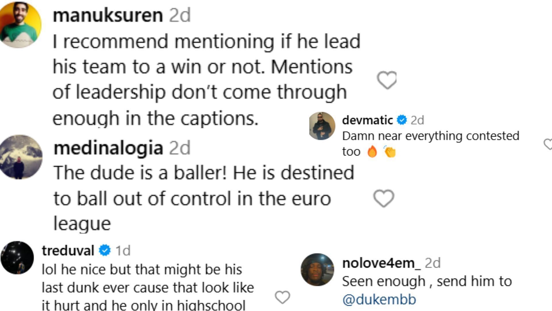 Hoops fans react to Armenian national team player Anto Balian&rsquo;s performance at Hoophall Classic (Source: IG)