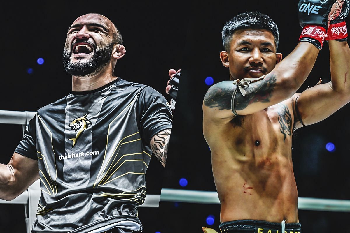 John Lineker and Rodtang Jitmuangnon - Photo by ONE Championship