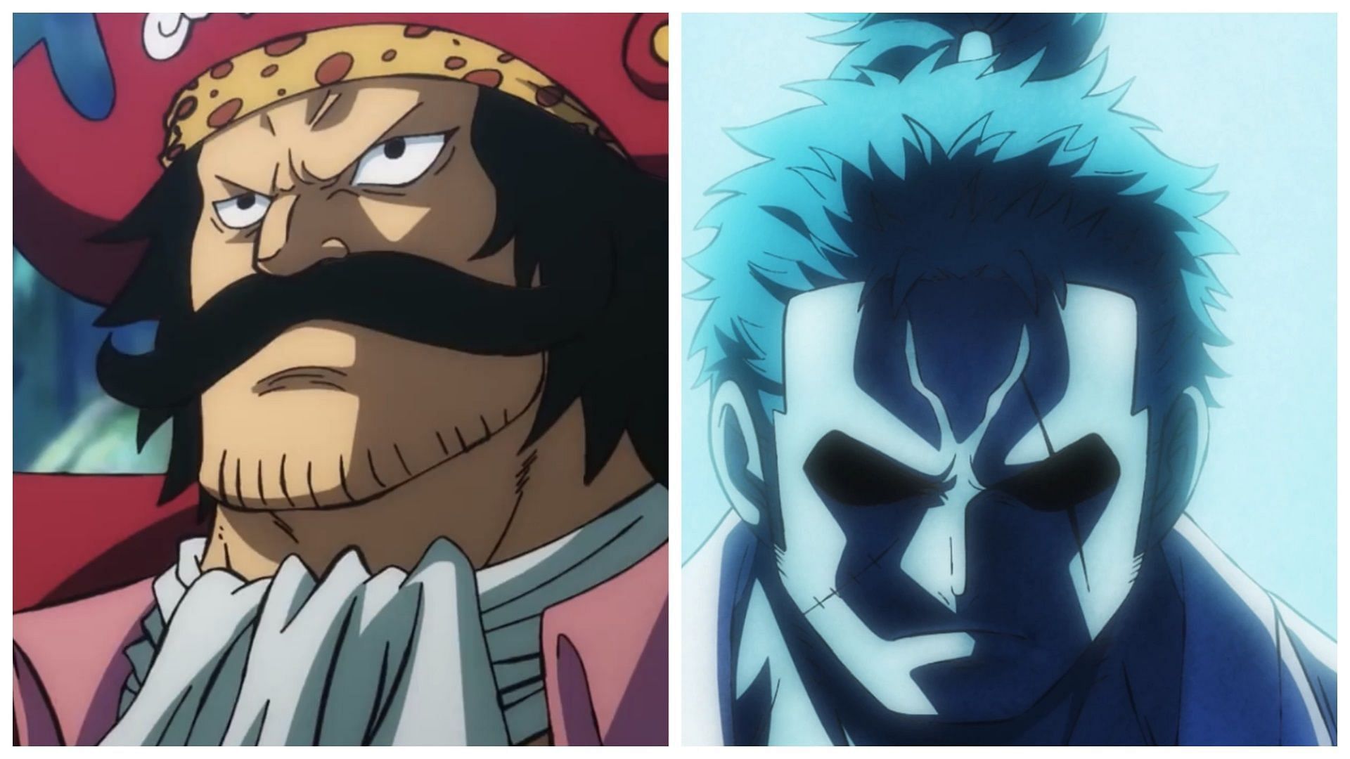 Roger and Ryuma as seen in the One Piece anime (Image via Toei Animation)