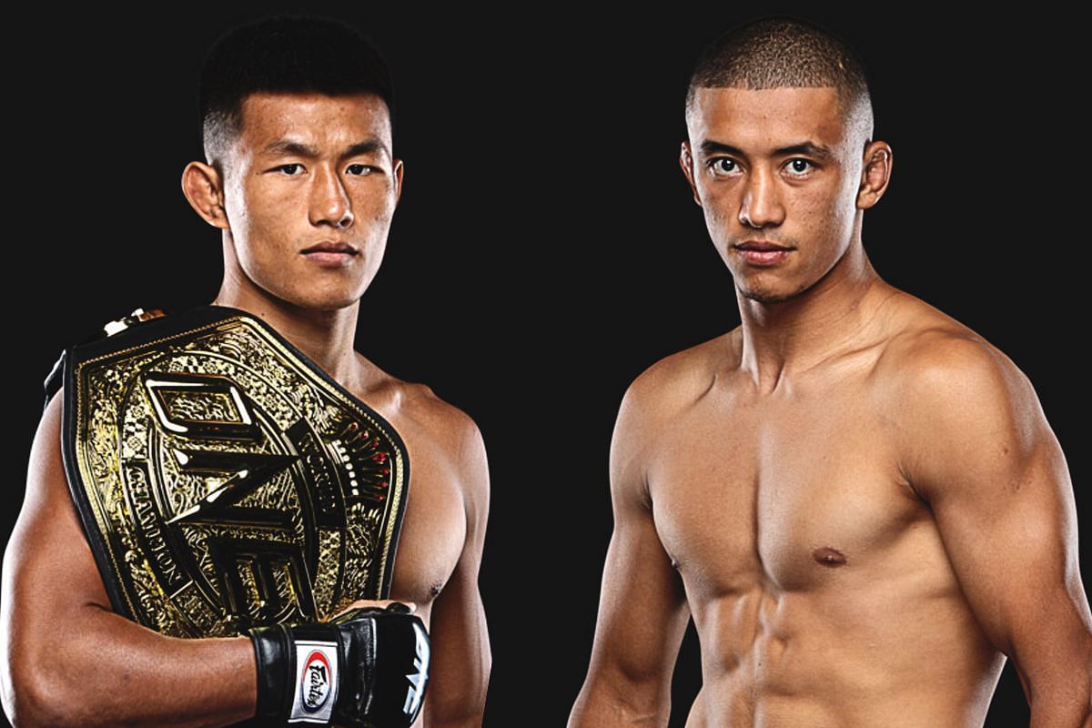 Tang Kai (left) and Akbar Abdullaev (right). [Photos from ONE Championship]