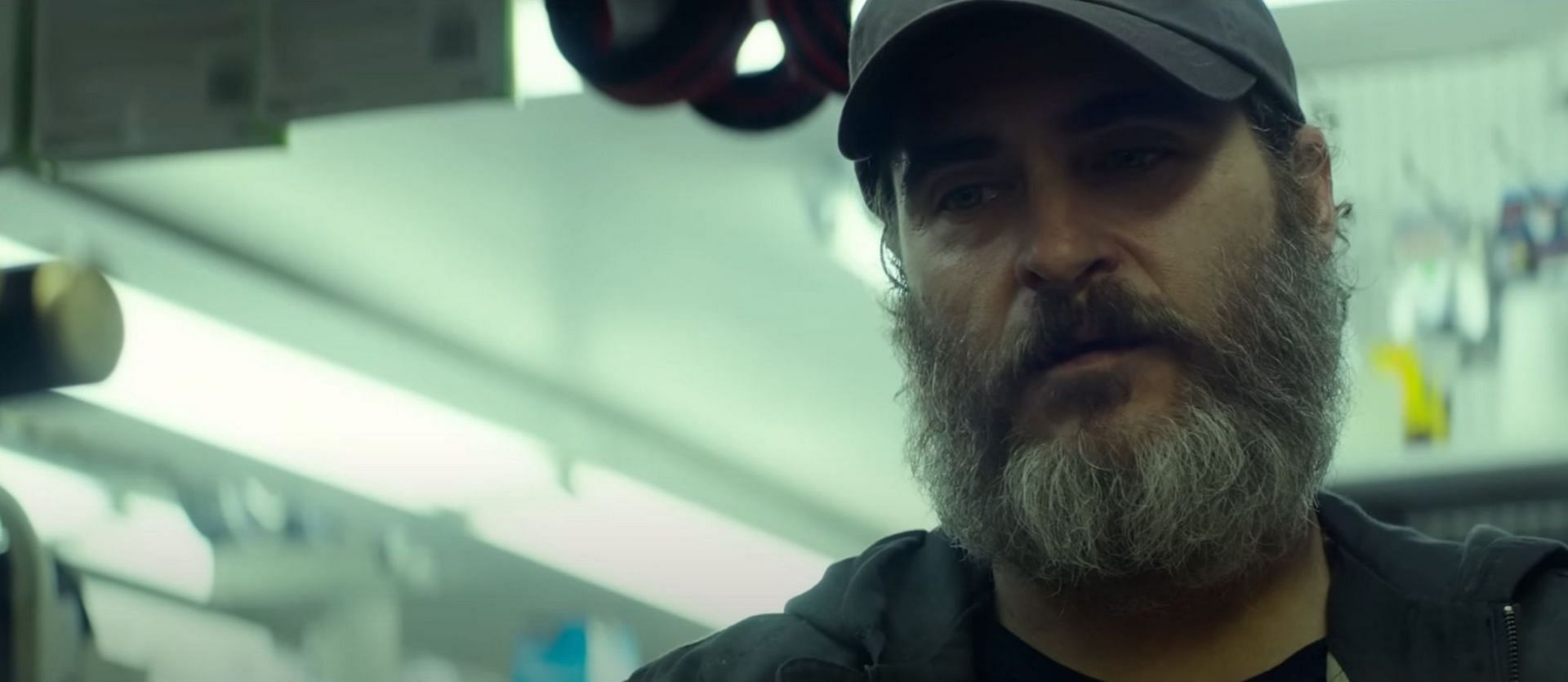 Still from the movie You Were Never Really Here (Image via Amazon MGM Studios)