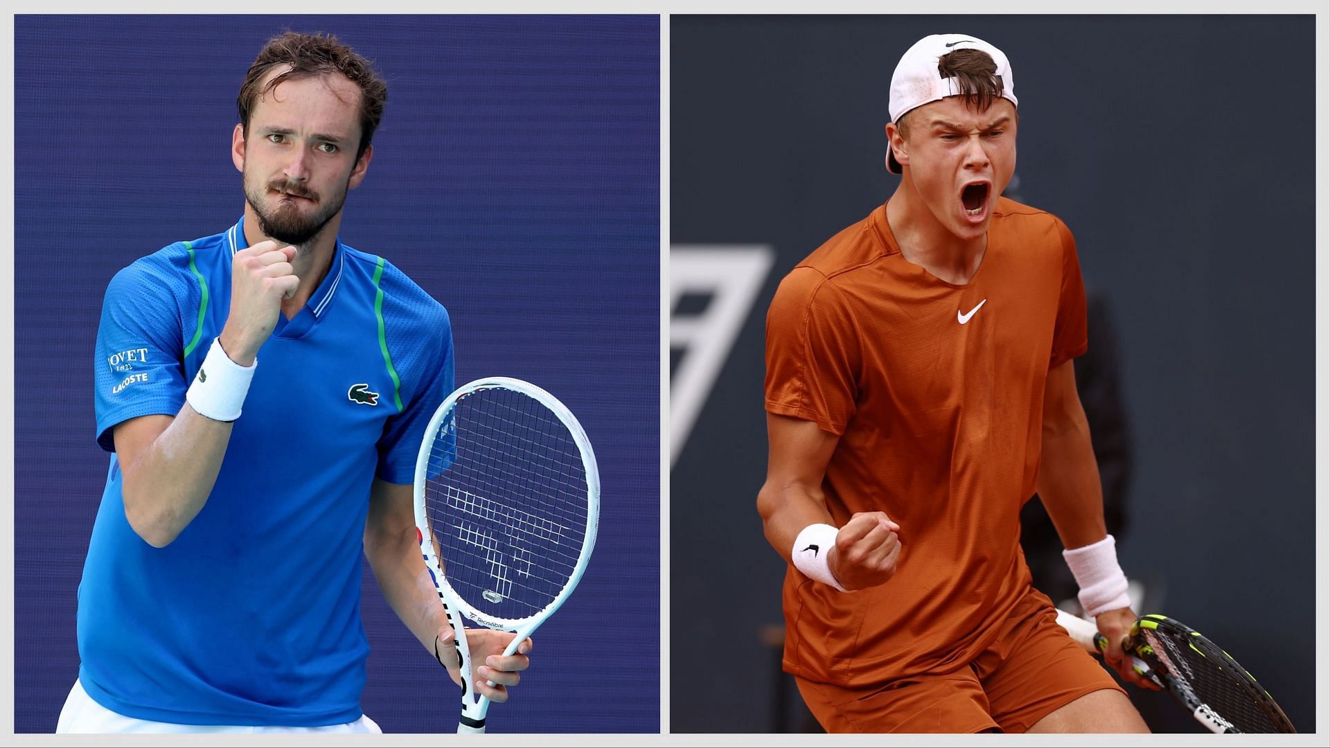 Daniil Medvedev and Holger Rune will play their first-round matches on Day 3 of the Australian Open 2025. (Photos: Getty)