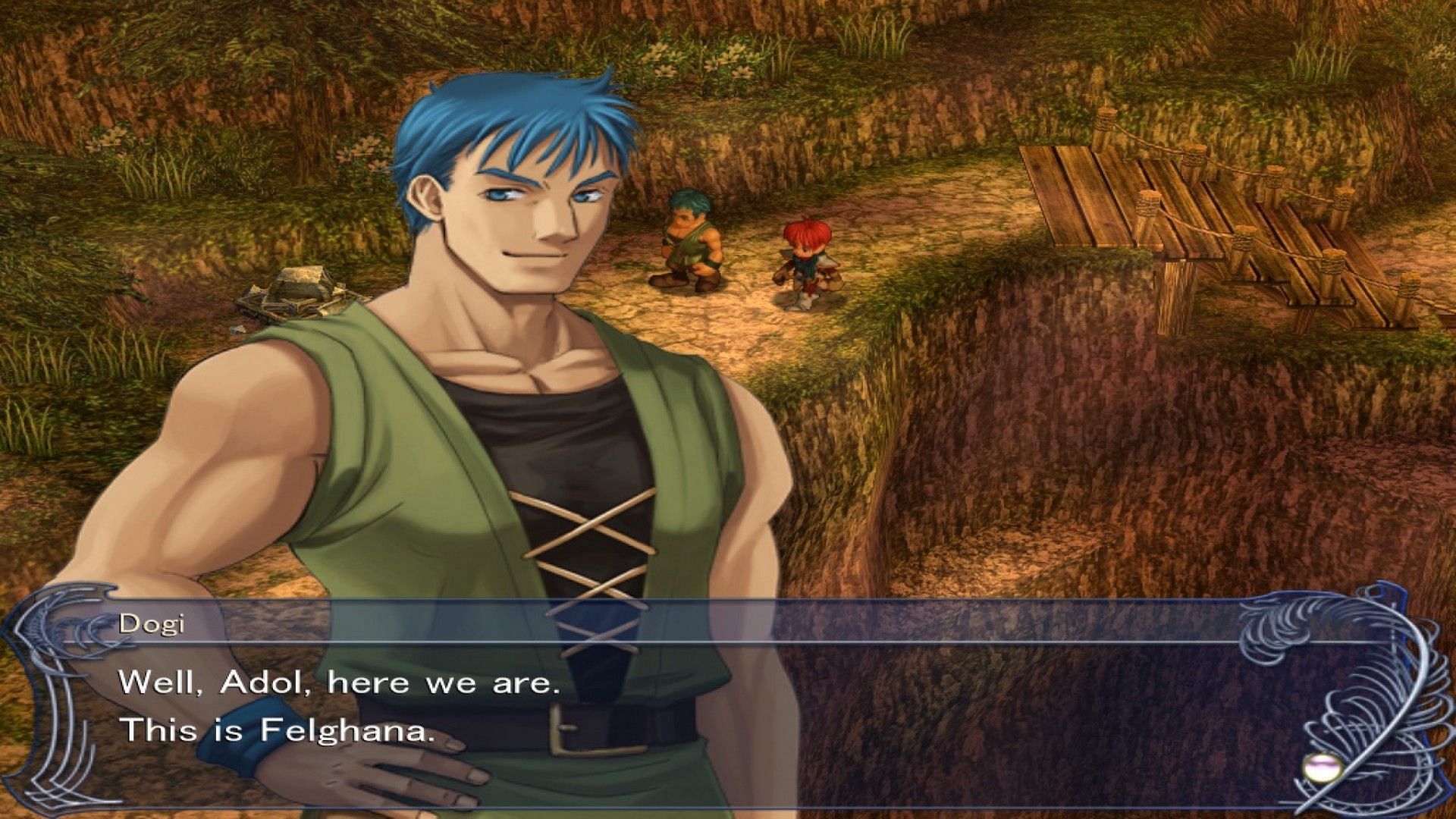 Dogi from Ys Memoire The Oath In Felghana (Image via Marvelous/XSEED)