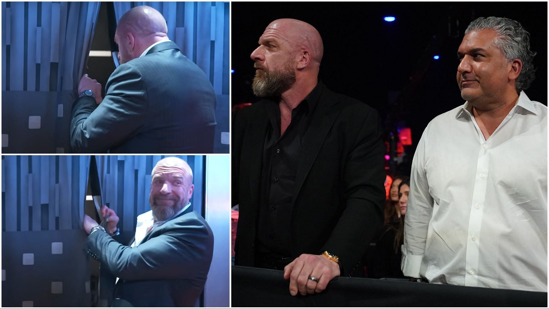 WWE CCO Triple H and WWE President Nick Khan