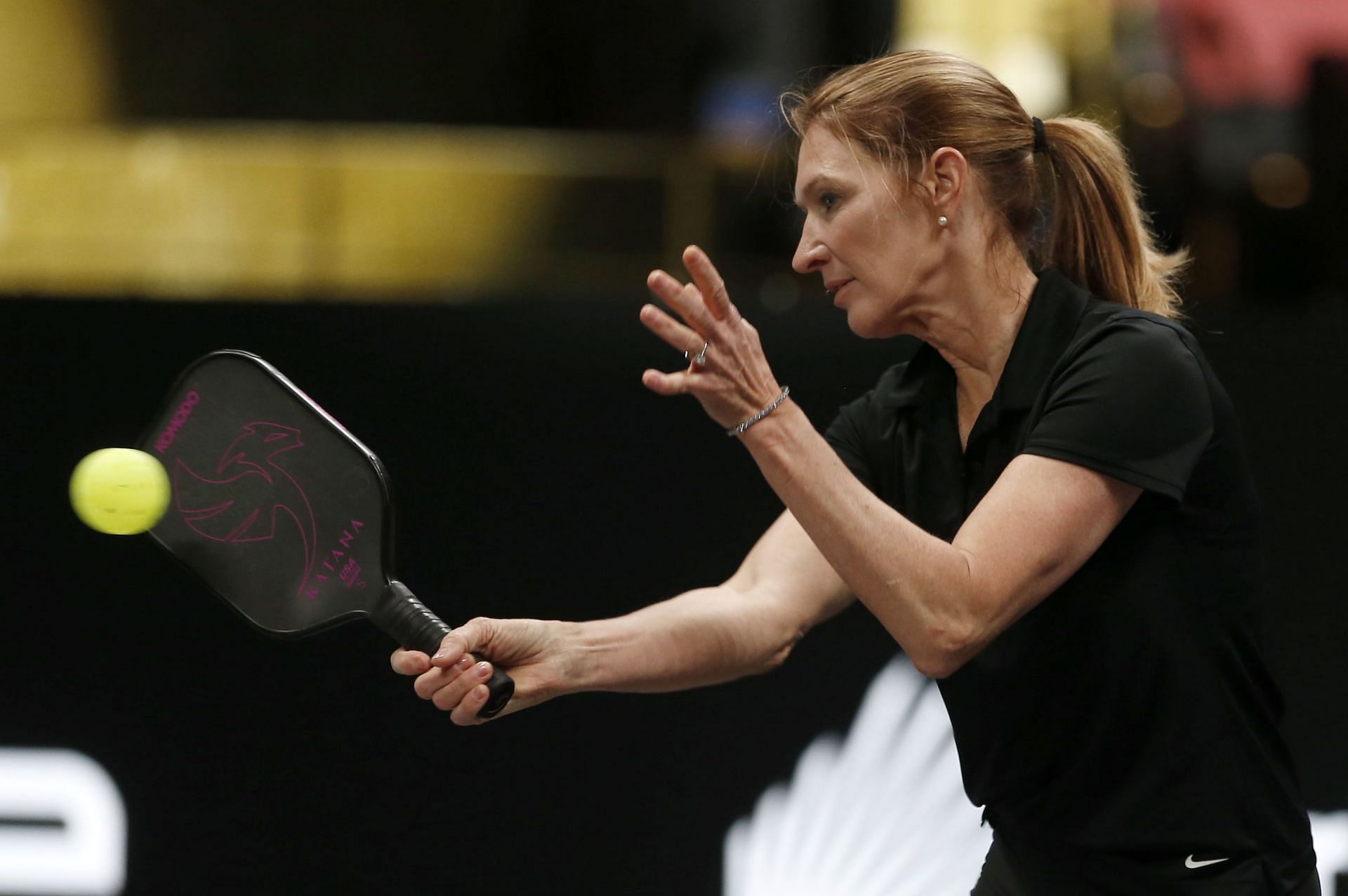 Steffi Graf playing pickleball - Source: Getty