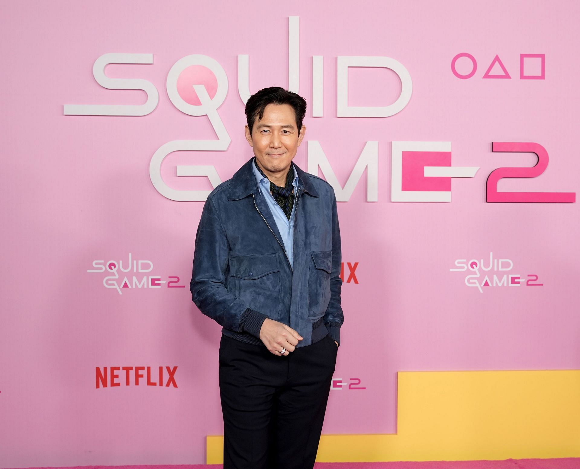 Lee Jung-jae at the Los Angeles premiere of Squid Game season 2 (Image Source: Getty)