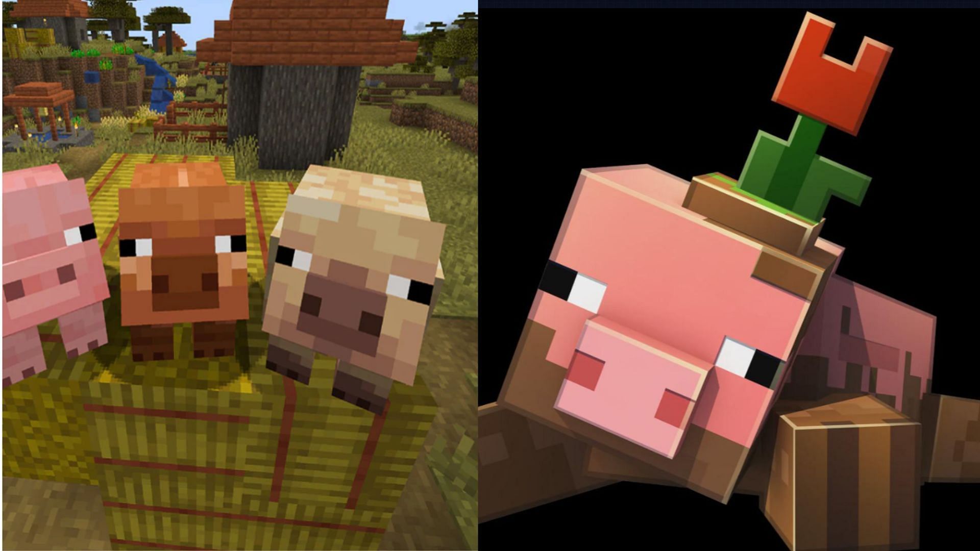 Muddy pigs are a cute and iconic version of the classic mob