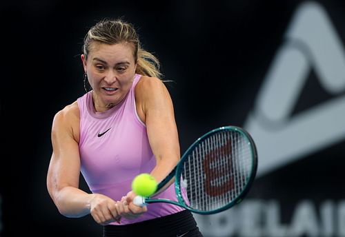 Paula Badosa in action at the Adelaide International (Image Source: Getty)