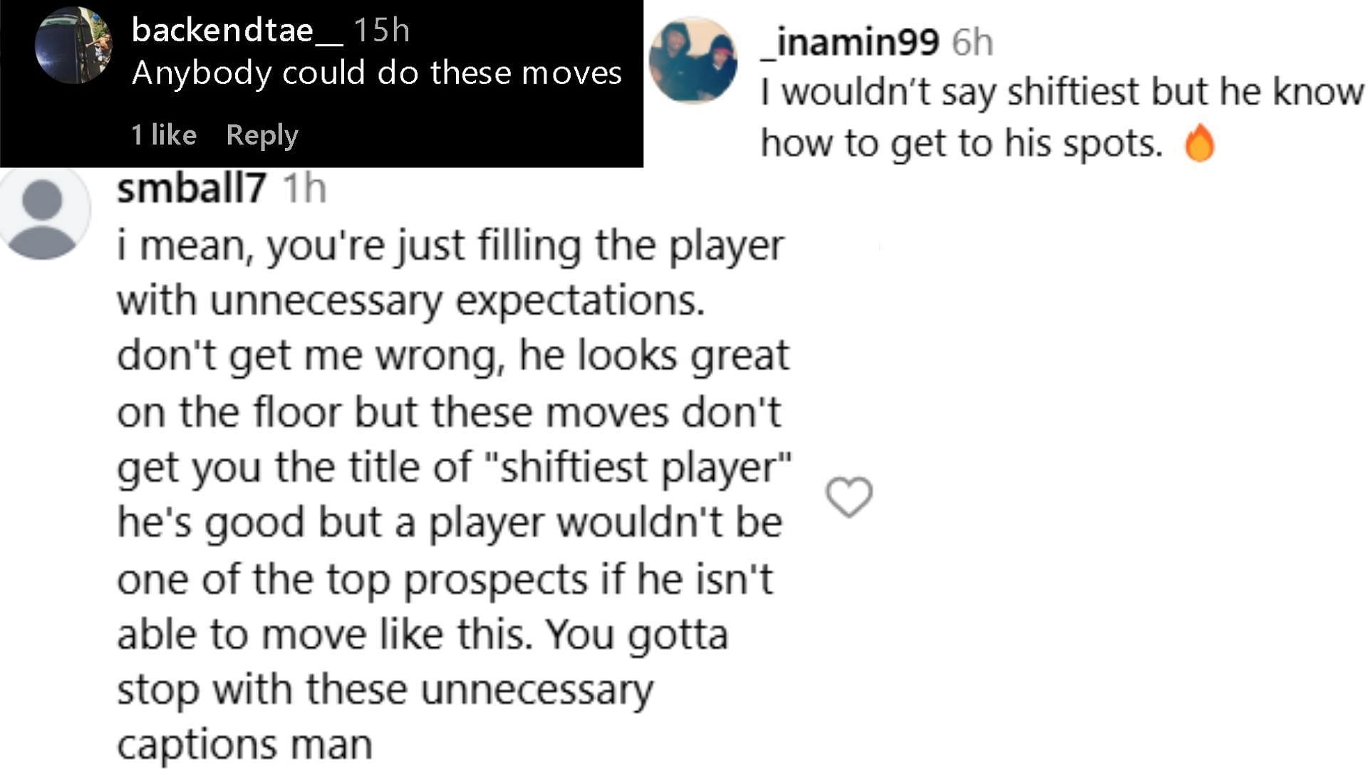 Hoops fans disagree to Ohio State commit Marcus Johnson being called &quot;shifty&quot; (image credit: instagram/t.k.productionz)