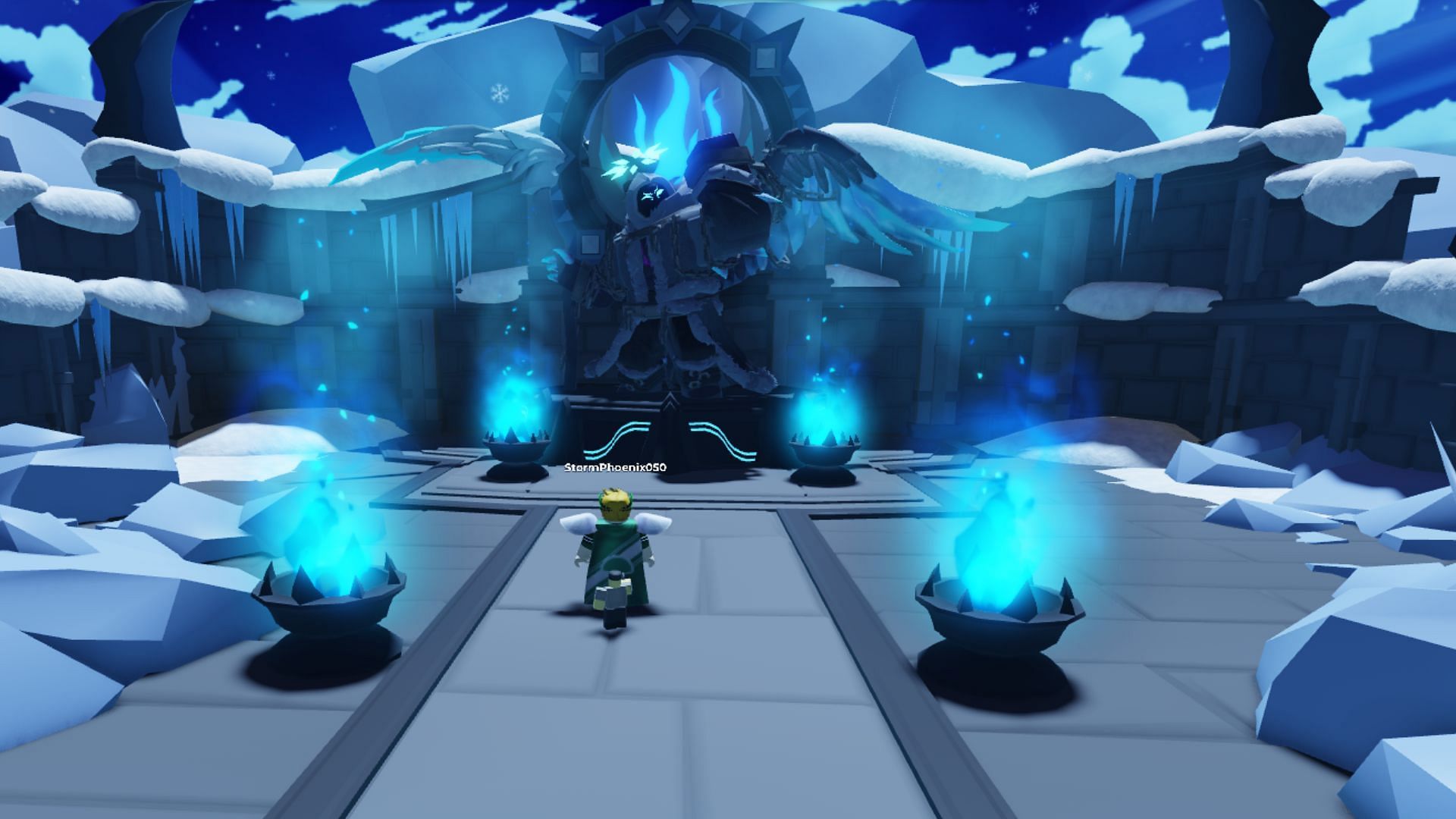 Play the Frost Invasion event to unlock more tiers in the pass (Image via Roblox)