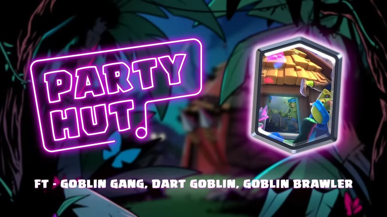 The Party Hut spawns Spear Goblins (Image via Supercell)