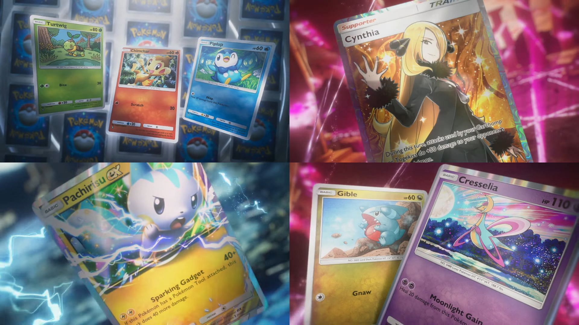 Other cards revealed in the A2 pack announcement video (Image via The Pokemon Company)