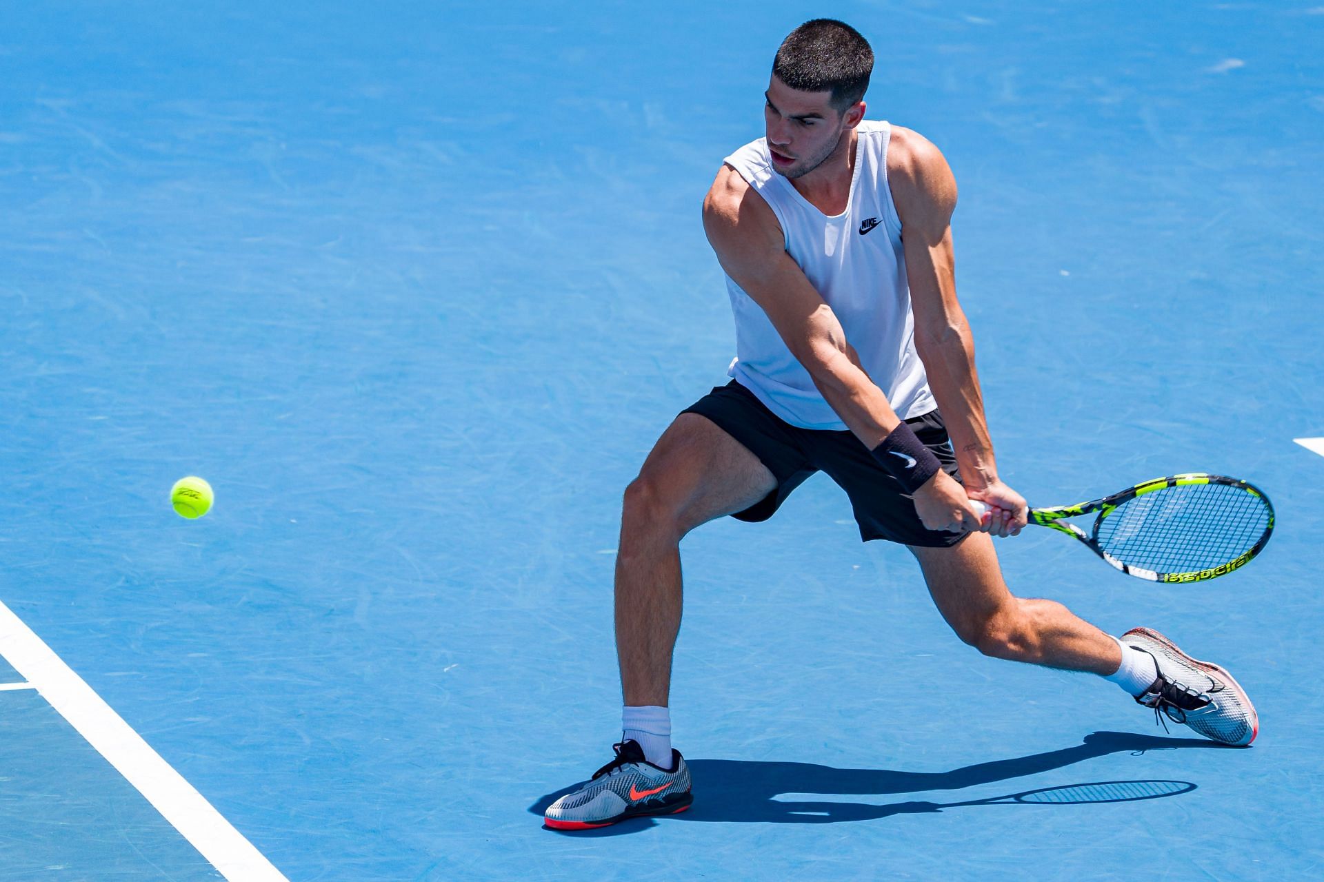 Carlos Alcaraz at the Australian Open 2025. (Photo: Getty)