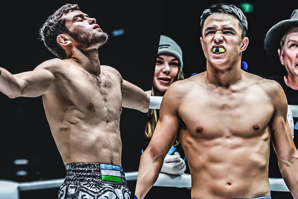 Sanzhar Zakirov (left) Reece McLaren (right) [Photos via: ONE Championship]