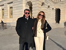 "We love America": Wayne Gretzky's wife Janet shares picture with beau from Donald Trump's swearing-in ceremony