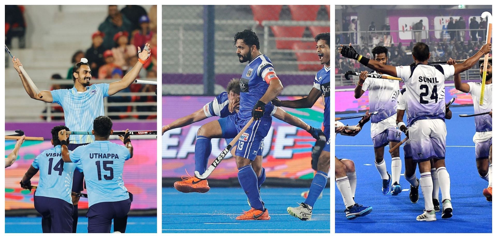 Both Gonasika and SHC are in the bottom half of the HIL points table - Source:  Hockey India League