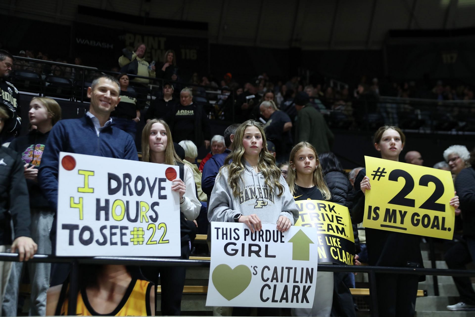 The Caitlin Clark effect is in full force at an Iowa game. (Credits: Getty)