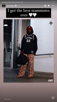 A'ja Wilson shared this on her Instagram stories. (Photo: Screengrabbed from @aja22wilson on IG)