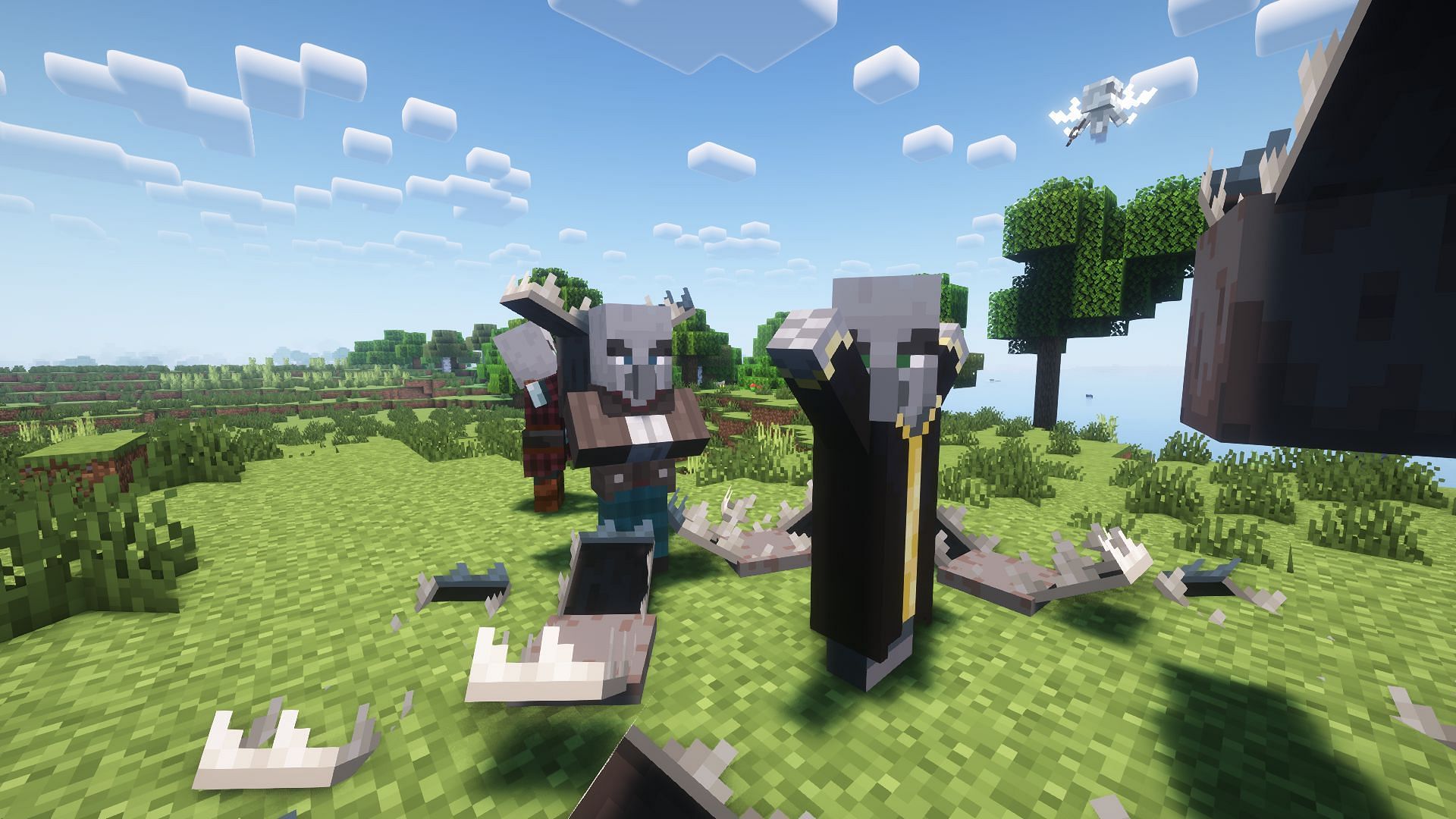 There is a way to make any two mobs fight each other (Image via Mojang Studios)