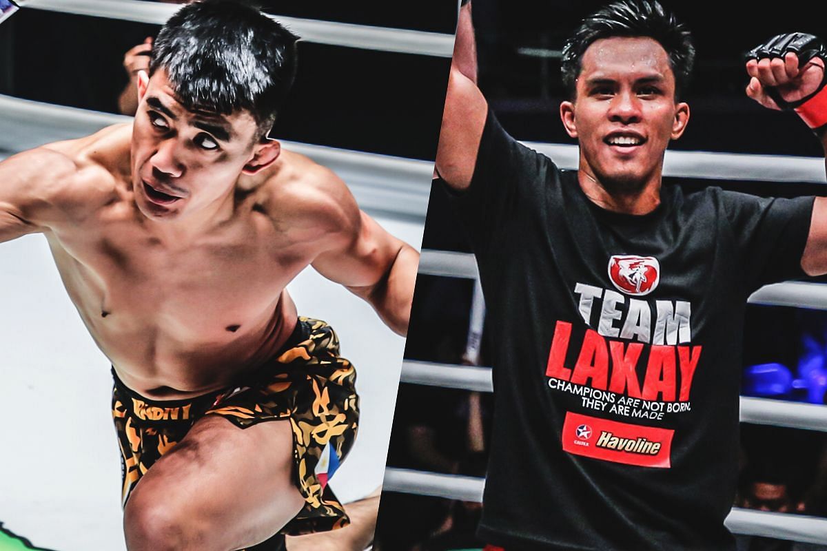 Joshua Pacio (left) Kevin Belingon (right) are both in Qatar for ONE 171. [Photos via: ONE Championship]