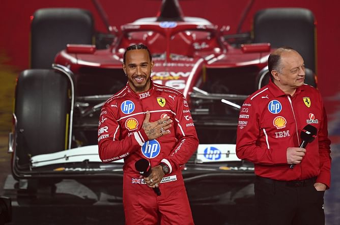 Lewis Hamilton pulls back the curtain on the emotions that he feels every time he puts on Ferrari red overalls
